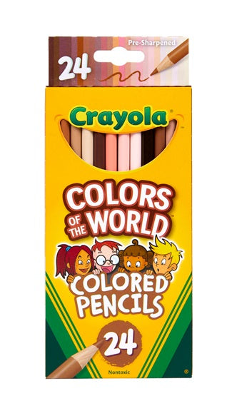 Crayola Colours of the World Coloured Pencils – 24 Pack