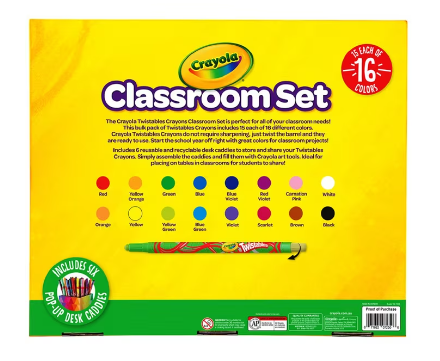 Crayola Twist Crayons - Box Of 240