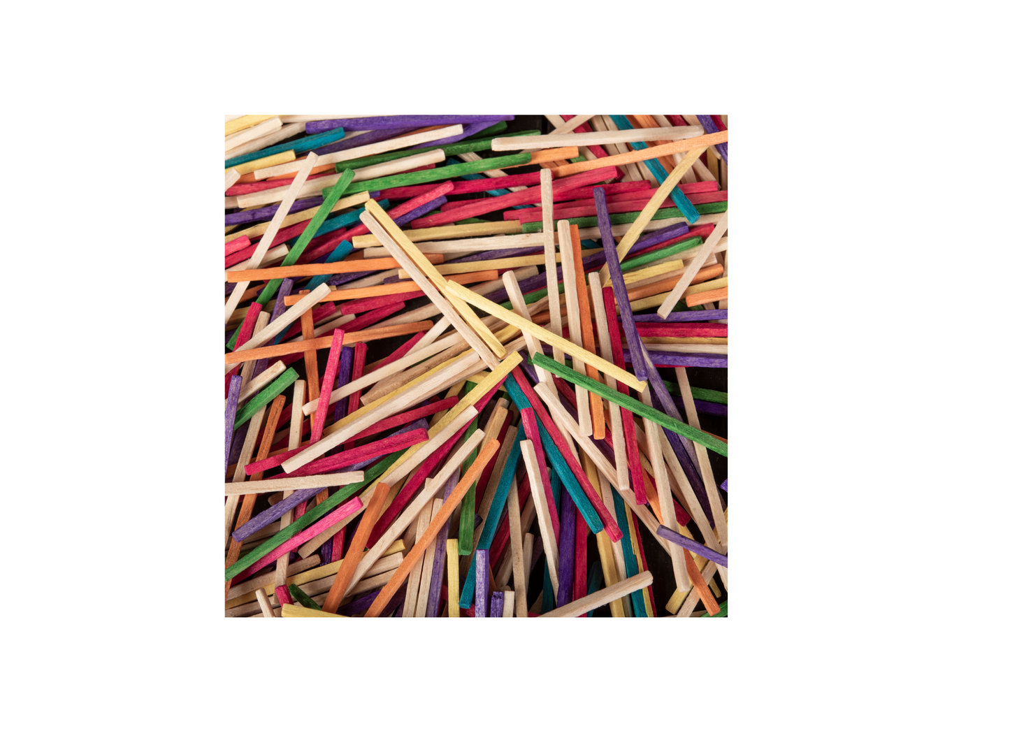 Matchsticks Coloured - Pack of 3000