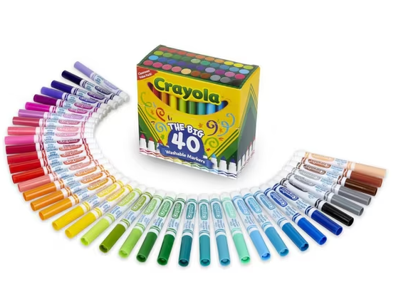 Crayola The Big 40 Washable Markers