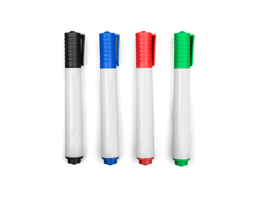 Whiteboard Marker Bullet Blk Pk 12