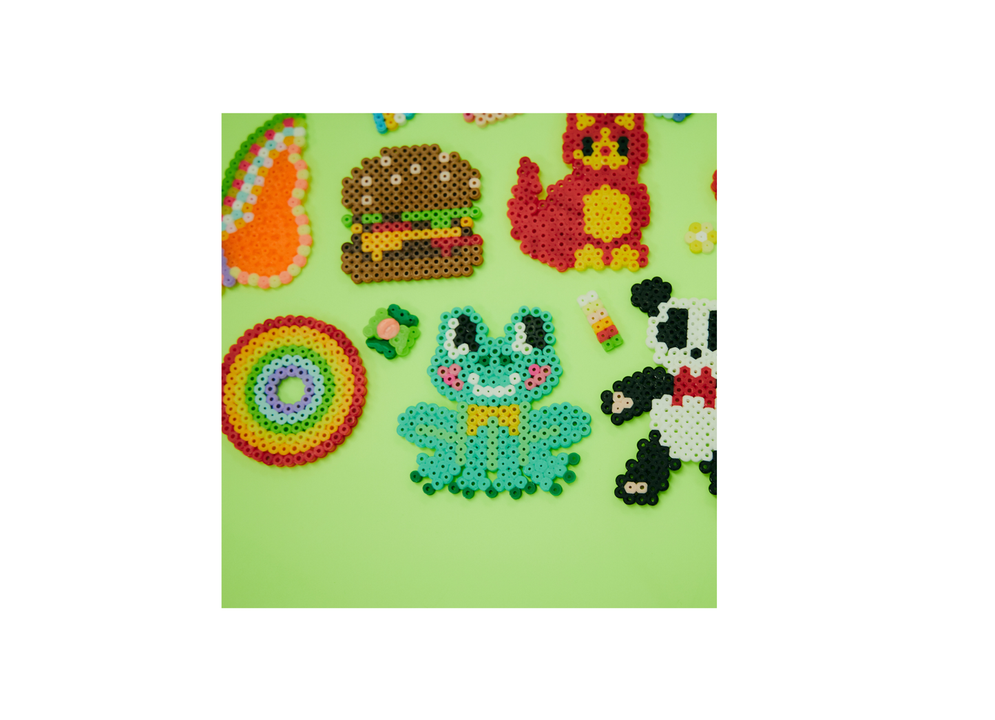 Jumbo Iron On Beads Boards Assorted - Pack Of 5